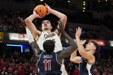 Loyer, Smith lift No. 3 Purdue over No. 1 Arizona 92-84 in the Indy Classic